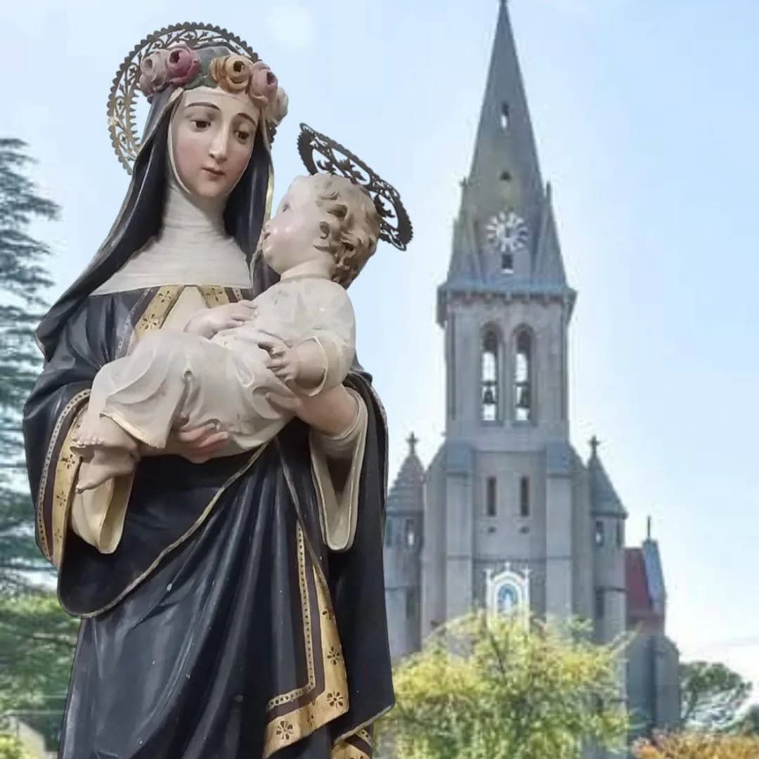 Santa Rosa del Conlara: el tradicional repique de campanas convoca a la Fiesta Patronal