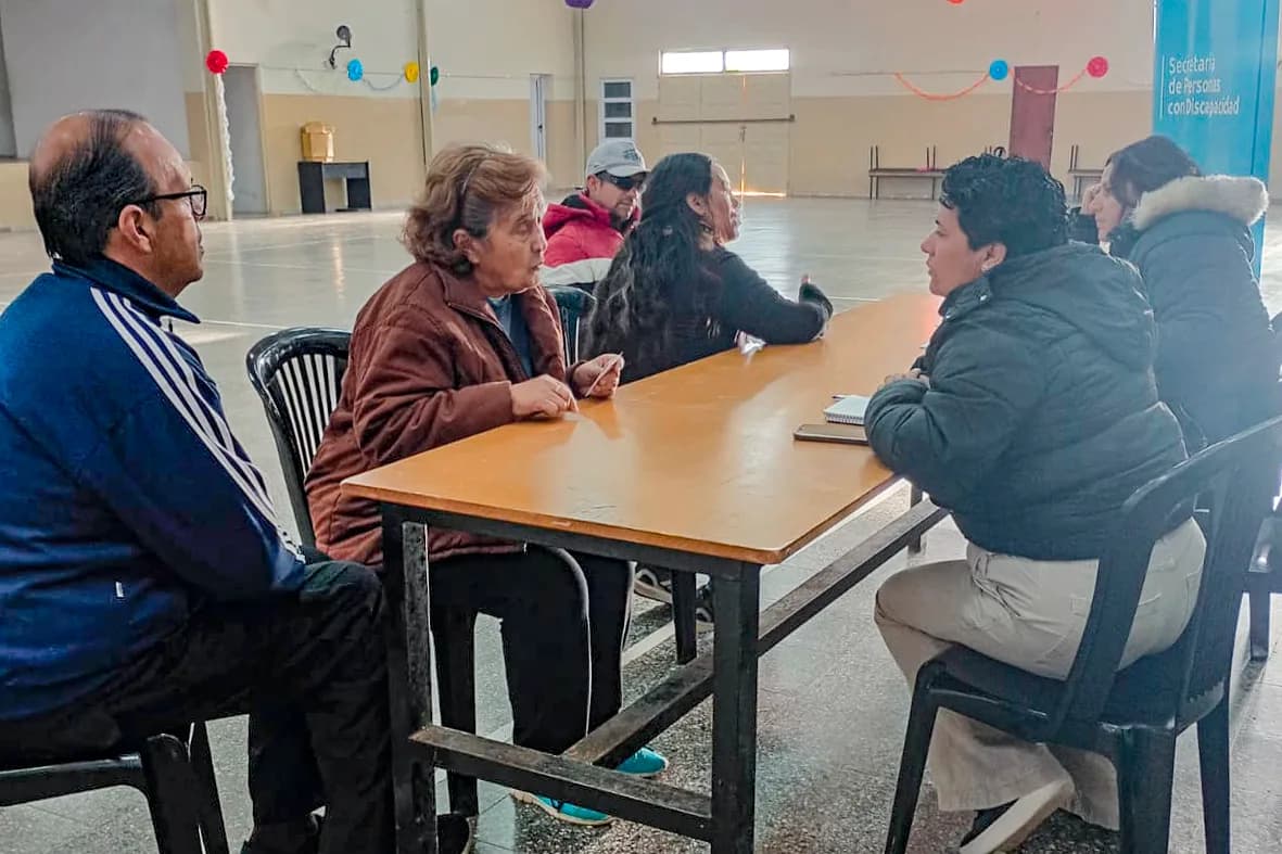La secretaría de Discapacidad realizó una nueva jornada de atención en la localidad de Balde