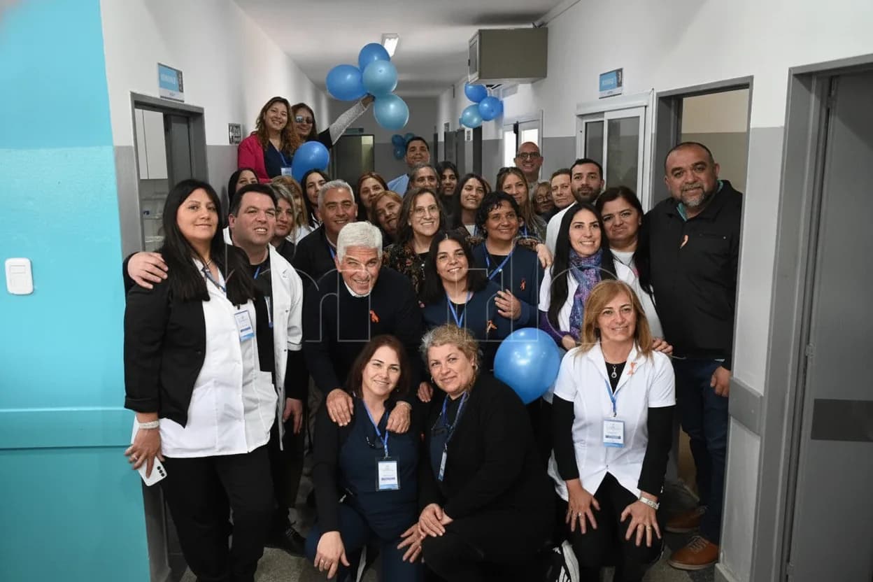 El gobernador Claudio Poggi estuvo este jueves en el CAPS del barrio San José para inaugurar las obras.