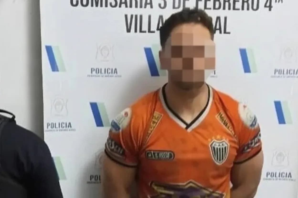 Detuvieron a Ezequiel Cirigliano, exjugador de River. Foto Policía bonaerense.
