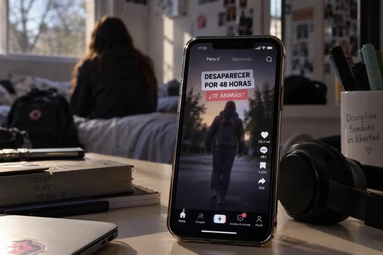 Los peligros del nuevo trend de TikTok entre los adolescentes: "Desaparecer por 48 horas"