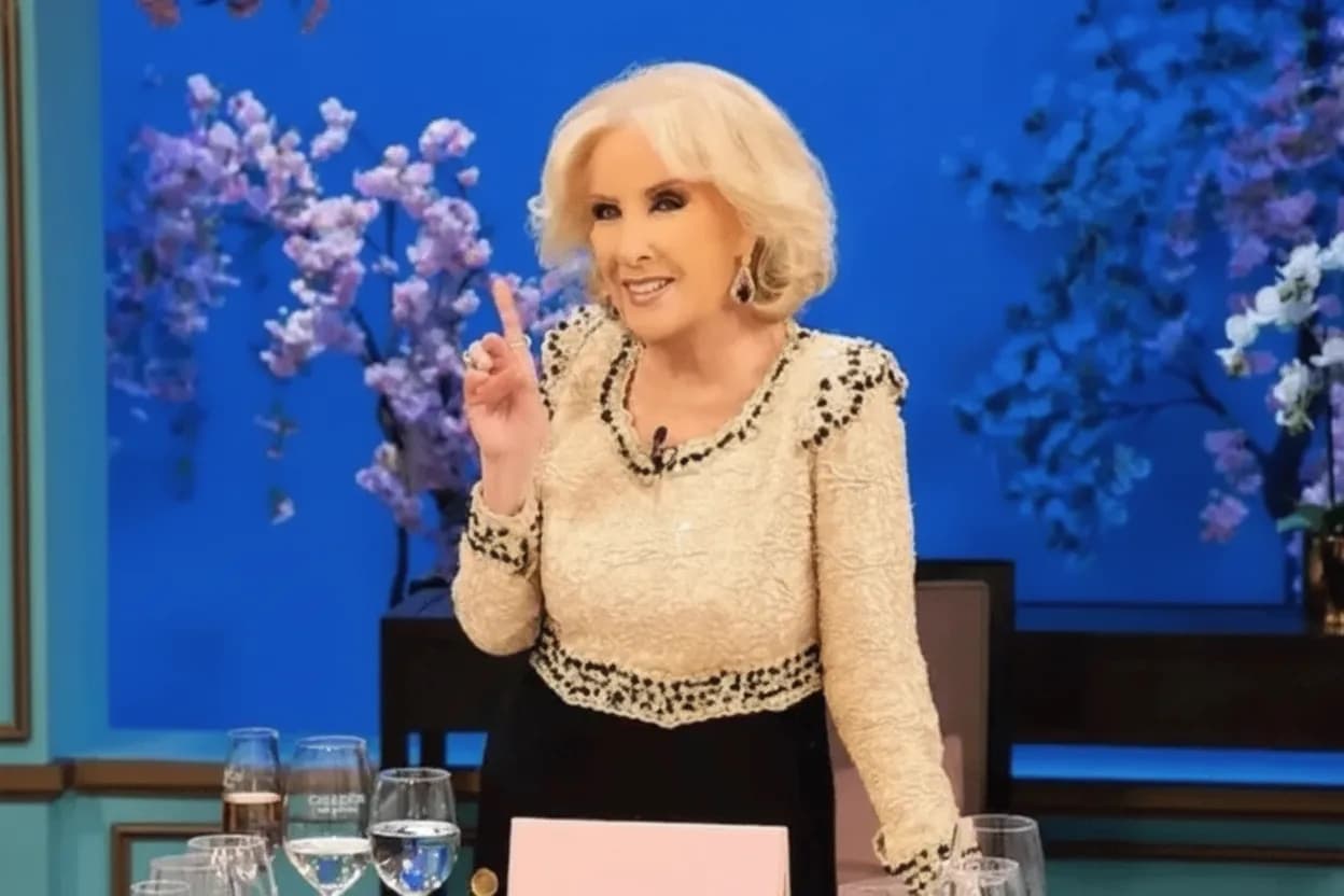 La conductora Mirtha Legrand.
