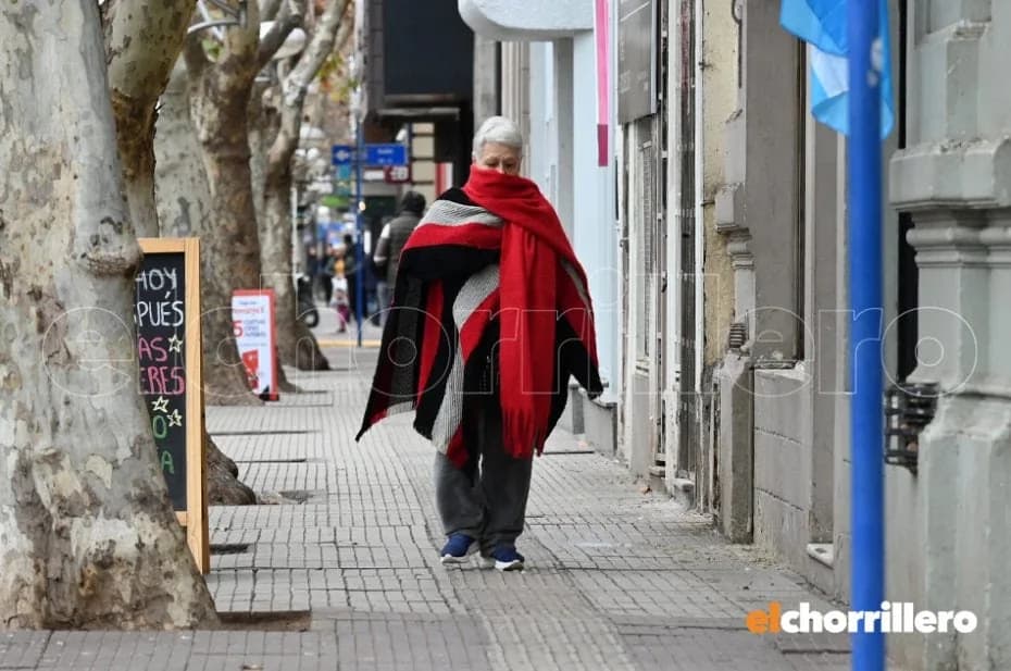 Fin de semana invernal en Villa Mercedes: lluvia, probabilidades de nieve y temperaturas bajo cero.