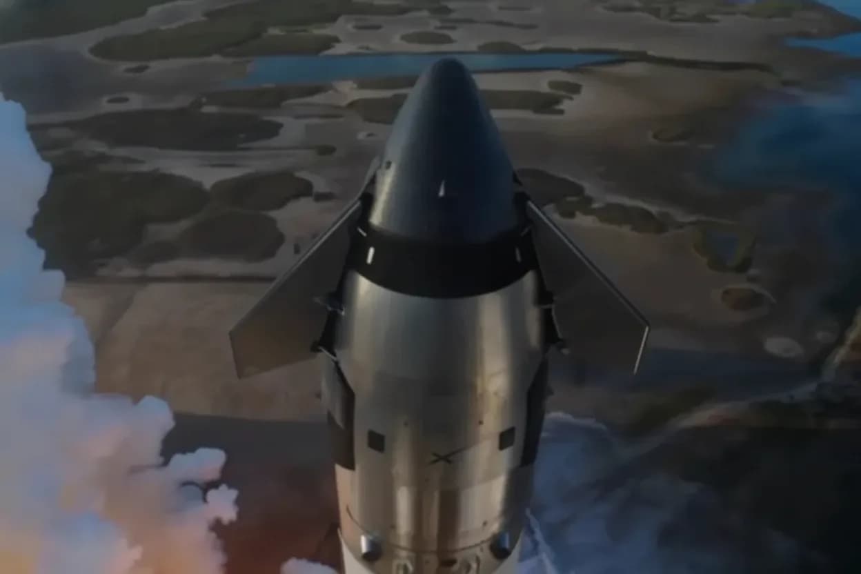 El despegue de Starship.