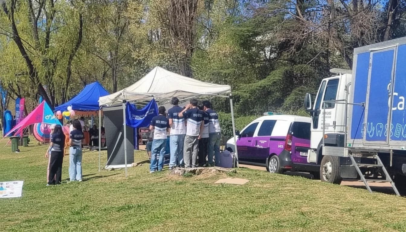 Operativo de salud en El Trapiche.