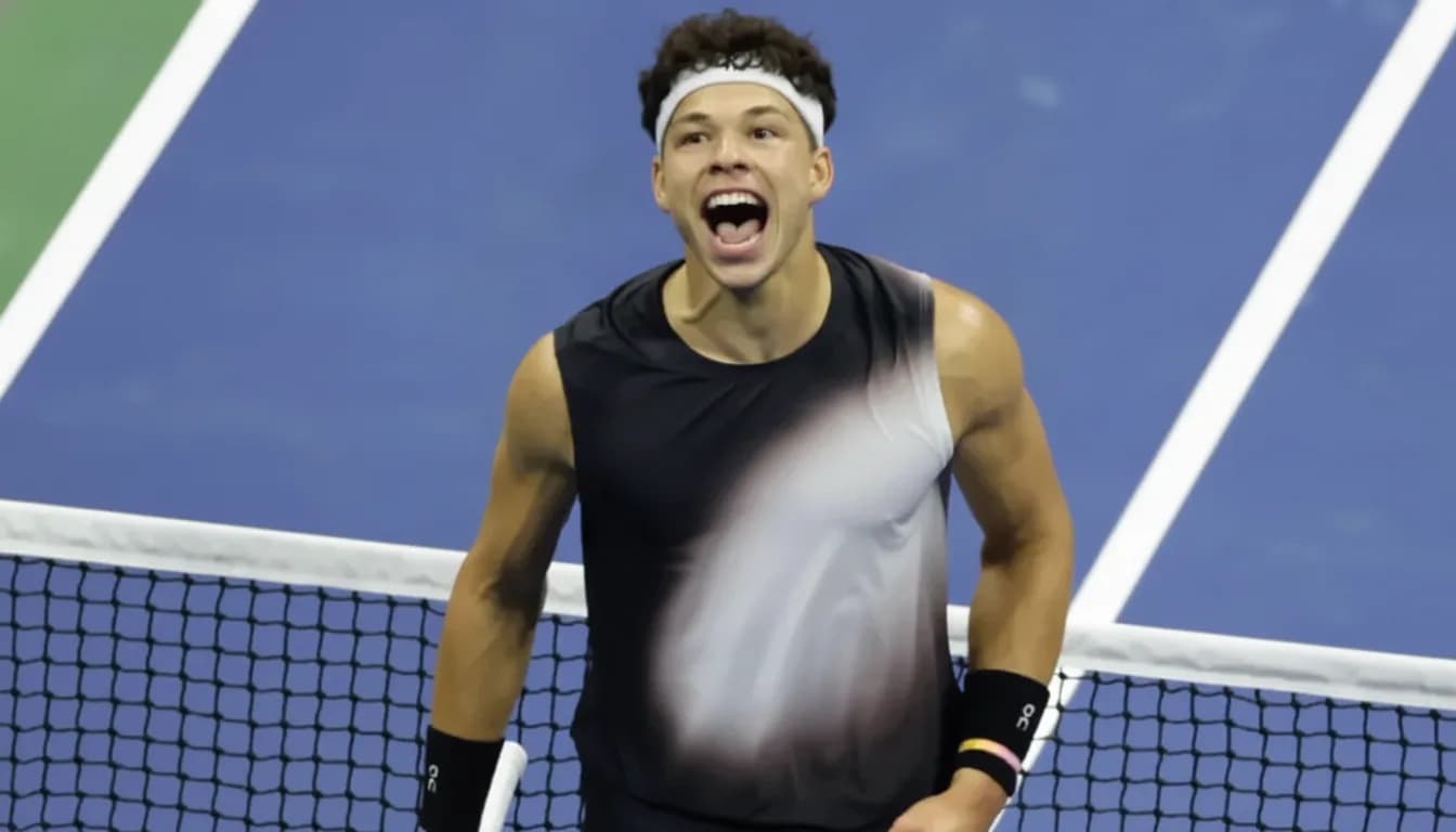 Shelton le ganó a Alcaraz en el US Open.