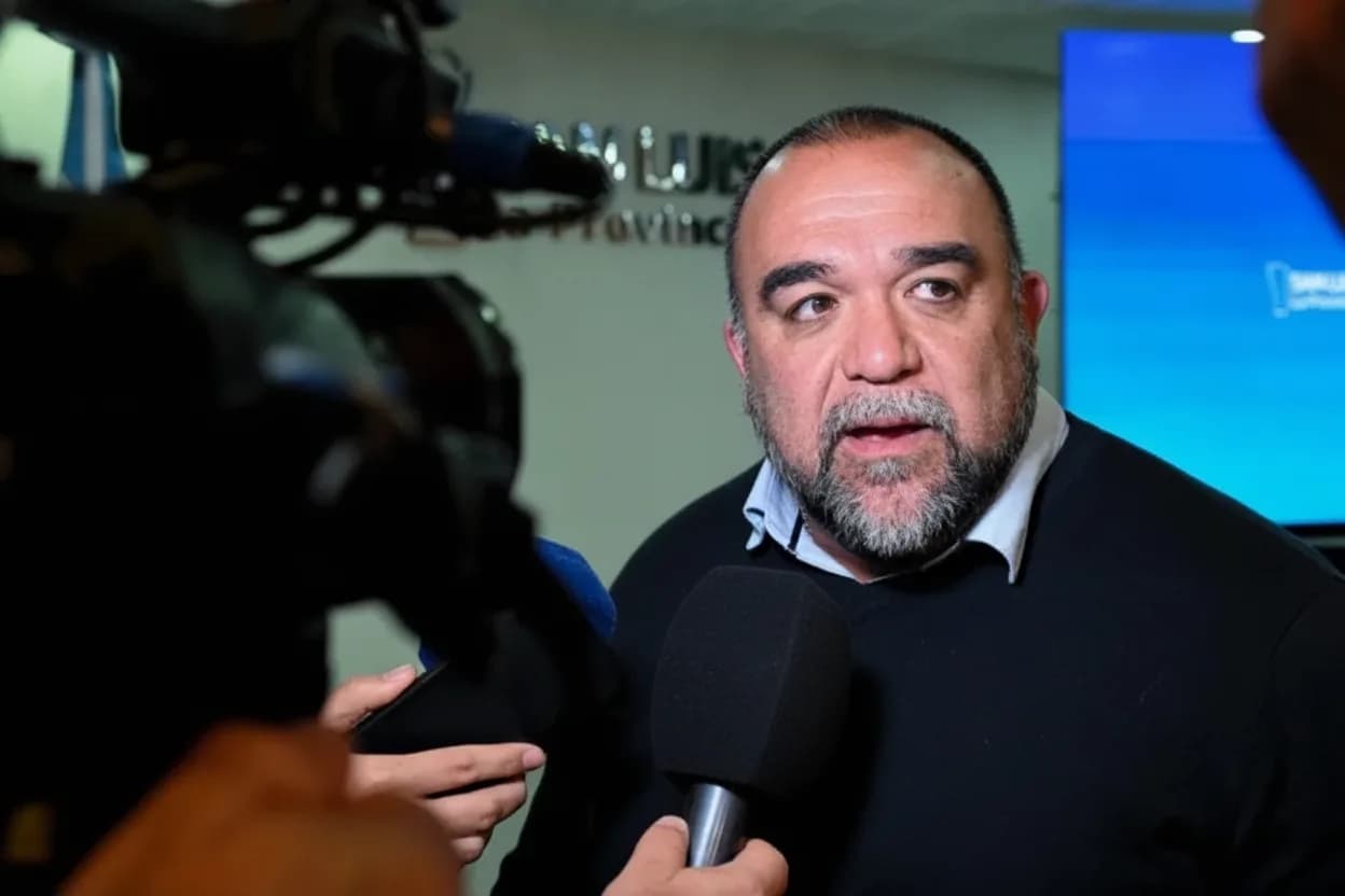 El intendente de Villa Mercedes, Maximiliano Frontera.
