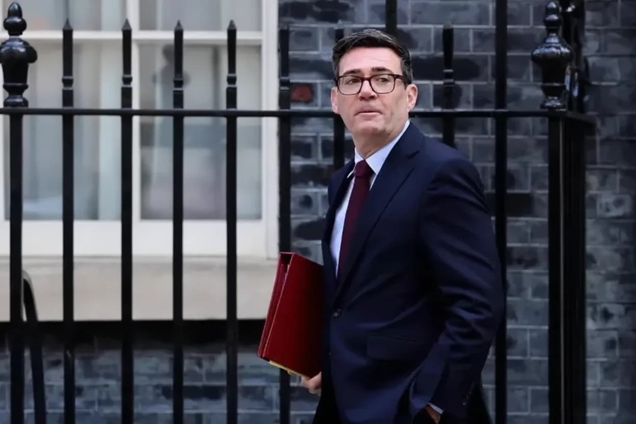 El premier británico, Andy Burnham. © ANSA/EPA