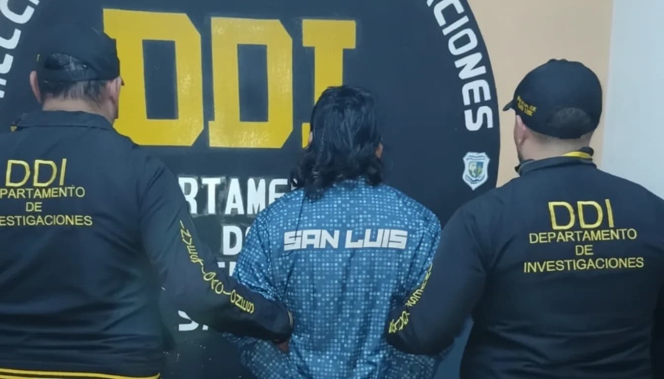 Detuvieron en San Luis a un prófugo de la Justicia de San Juan por una causa de abuso sexual.