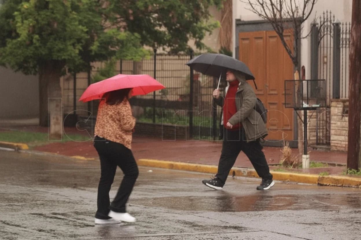 Se esperan tormentas en Villa Mercedes.