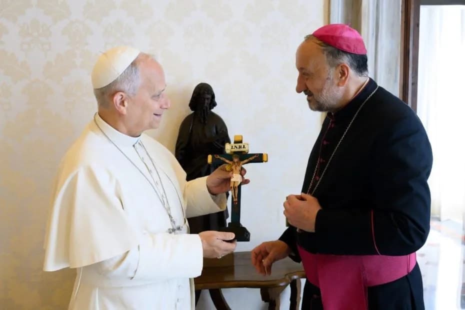 El Cristo de la Quebrada que recibió el papa León XIV.