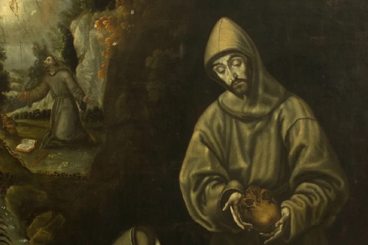 Meditación y Estigmatización de San Francisco de Asís, cuadro que le atribuyen a El Greco.