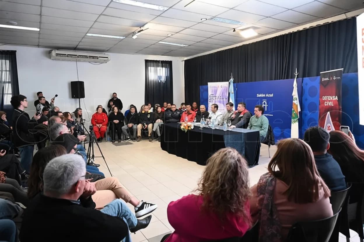 La Municipalidad presentó las estrategias para actuar ante situaciones climáticas. (Foto; Nahuel Sanchez)