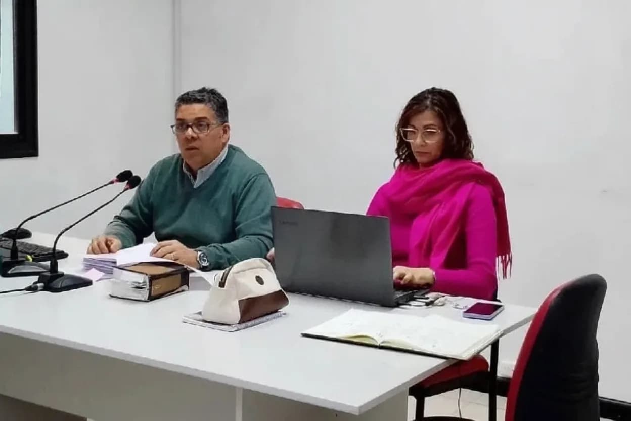 La audiencia se desarrollo en el Juzgado de Garantía N° 4. de la Segunda Circunscripción Judicial.