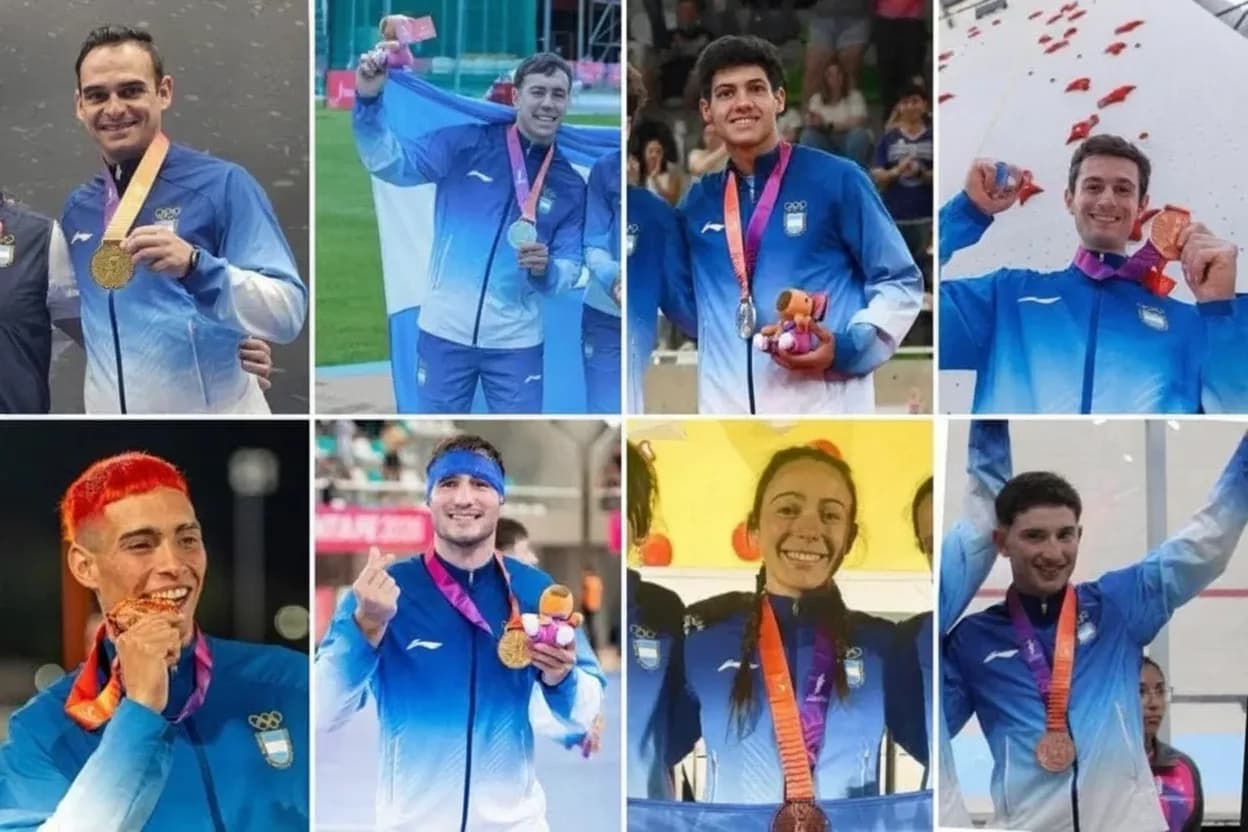Los deportistas de San Luis se destacaron en los Juegos Suramericanos.