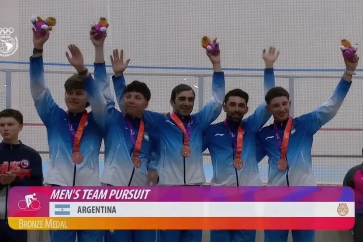 El puntano Tomás Moyano ganó el bronce con Argentina en los Juegos Suramericanos.
