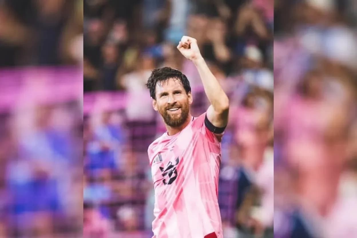 Campeones Cup: el gol de Messi para adelantar al Inter Miami frente a Cruz Azul.
