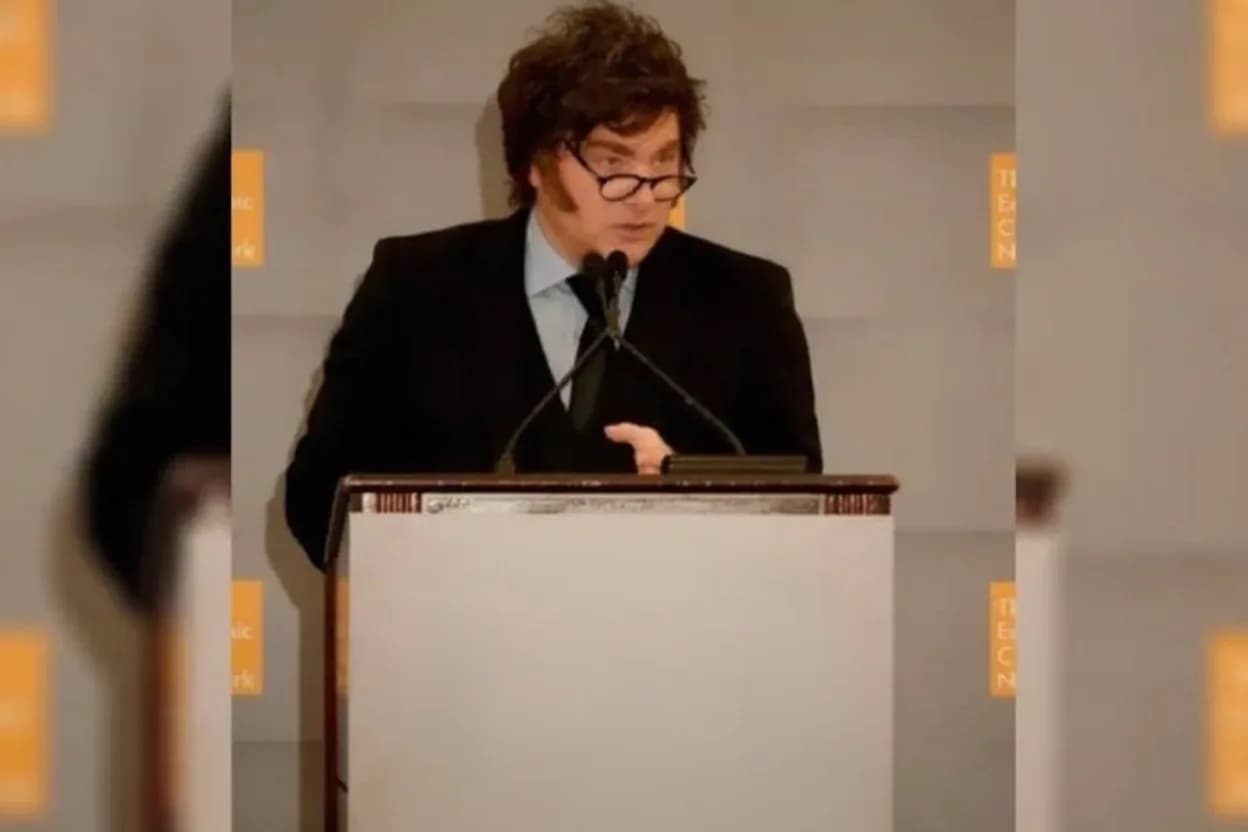 El presidente Javier Milei en Estados Unidos.