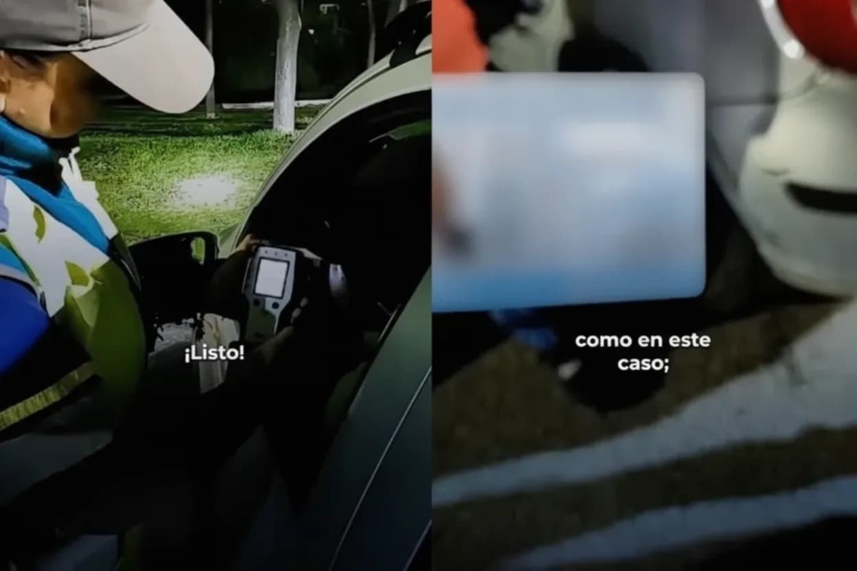 Un conductor fue detenido y deberá afrontar una multa superior a $5,5 millones.