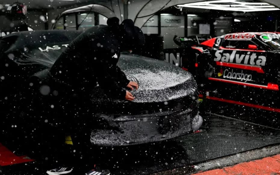 Hasta que la condición climática no mejore, no volverá la competencia en el Autódromo Rosendo Hernández de San Luis.
