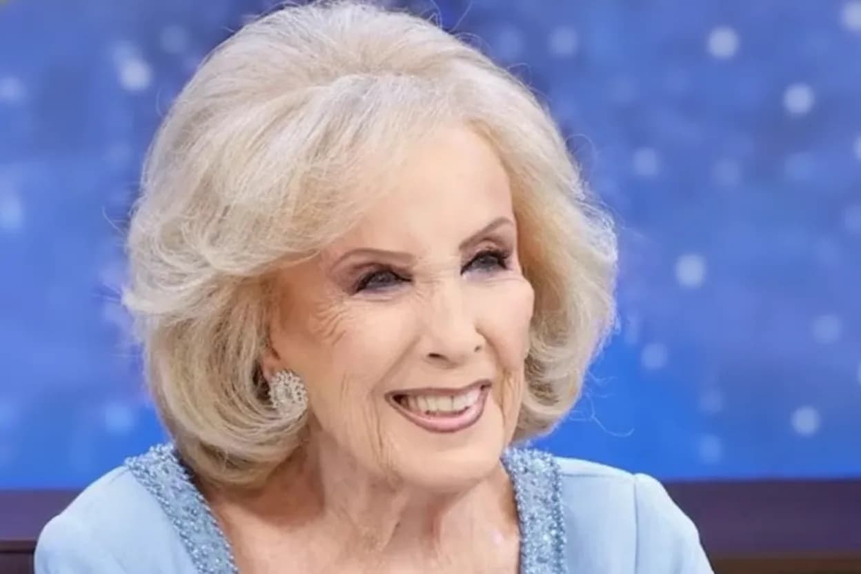 La actriz y conductora Mirtha Legrand.