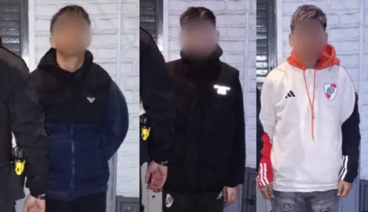 Tienen 13, 15 y 18 años; fueron detenidos por robo y suman 18 antecedentes
