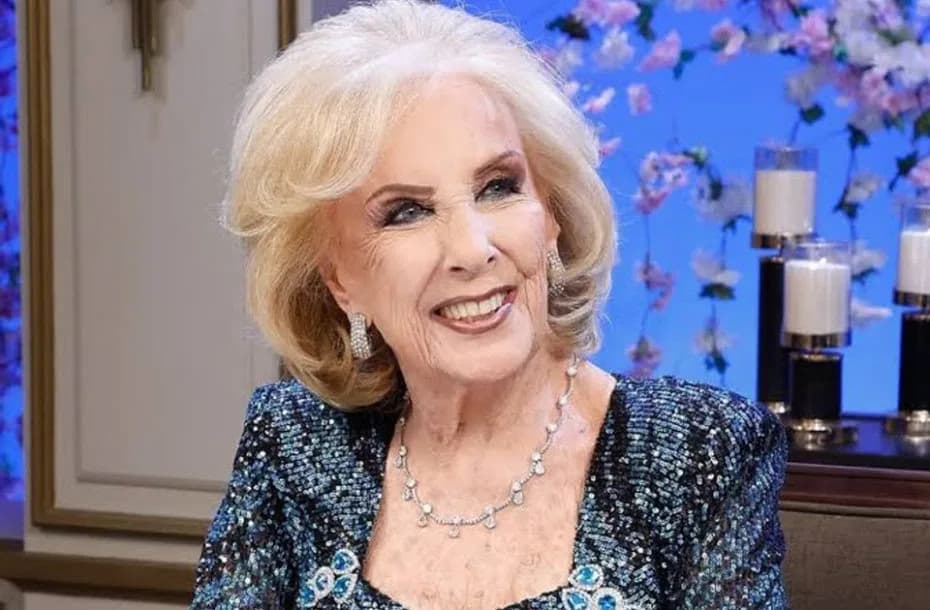La conductora Mirtha Legrand.