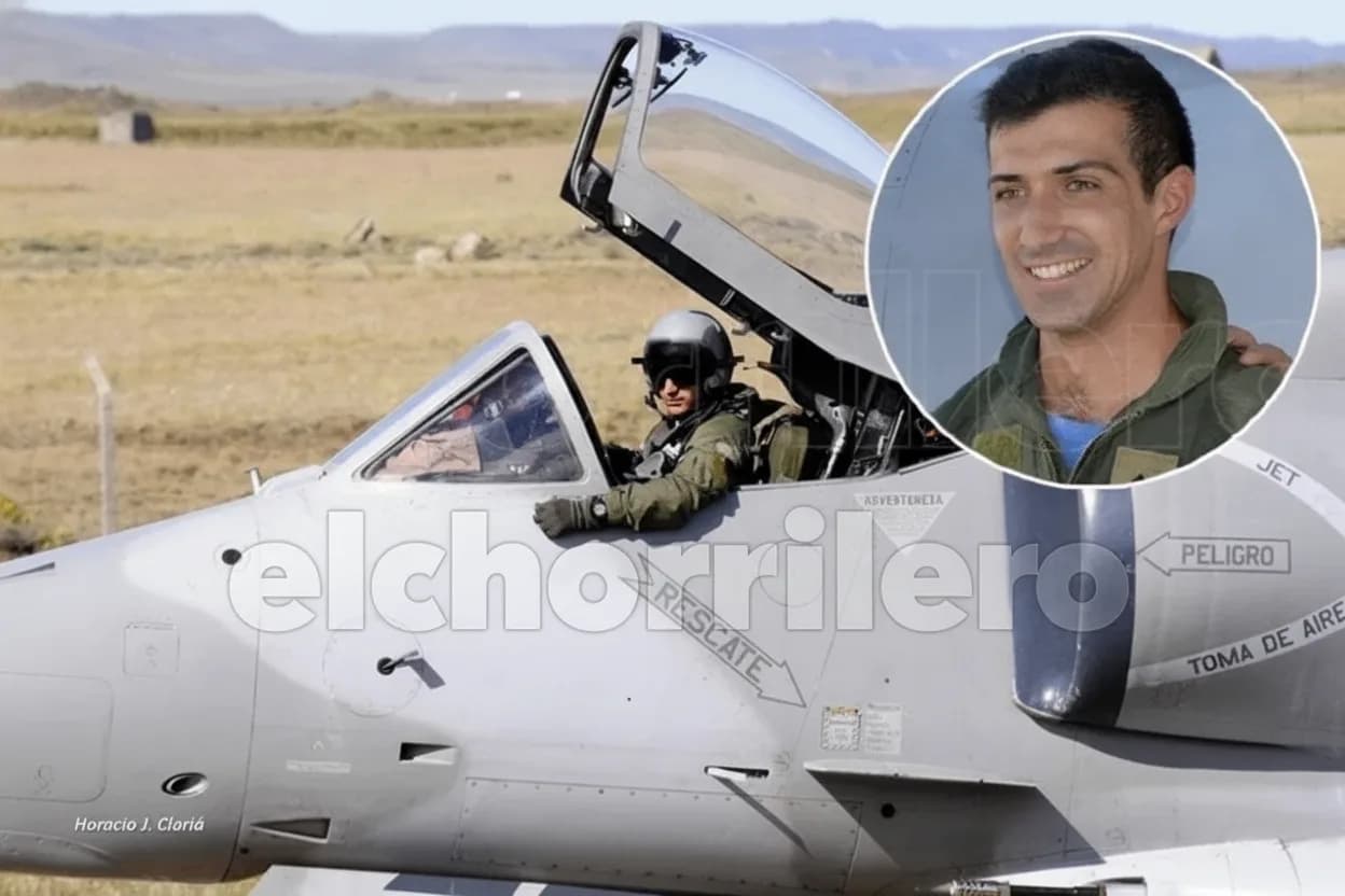 El piloto Mauro Testa La Rosa se desempeñaba en la V Brigada Aérea.
