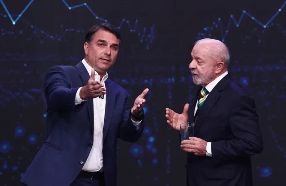 Lula y Bolsonaro se cruzaron se cruzaron en el debate.