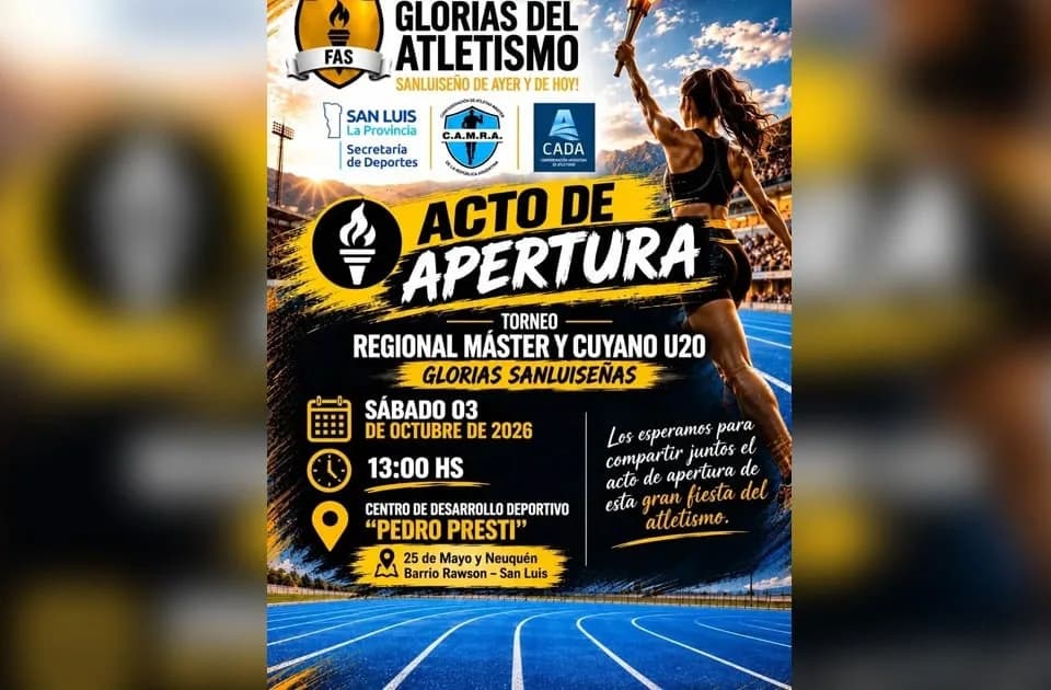 Un fin de semana dedicado al atletismo: homenaje a figuras históricas y competencias juveniles
