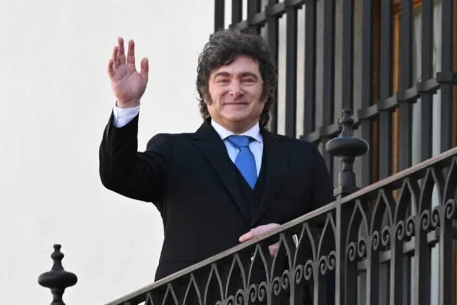 Milei aterrizó en Washington.