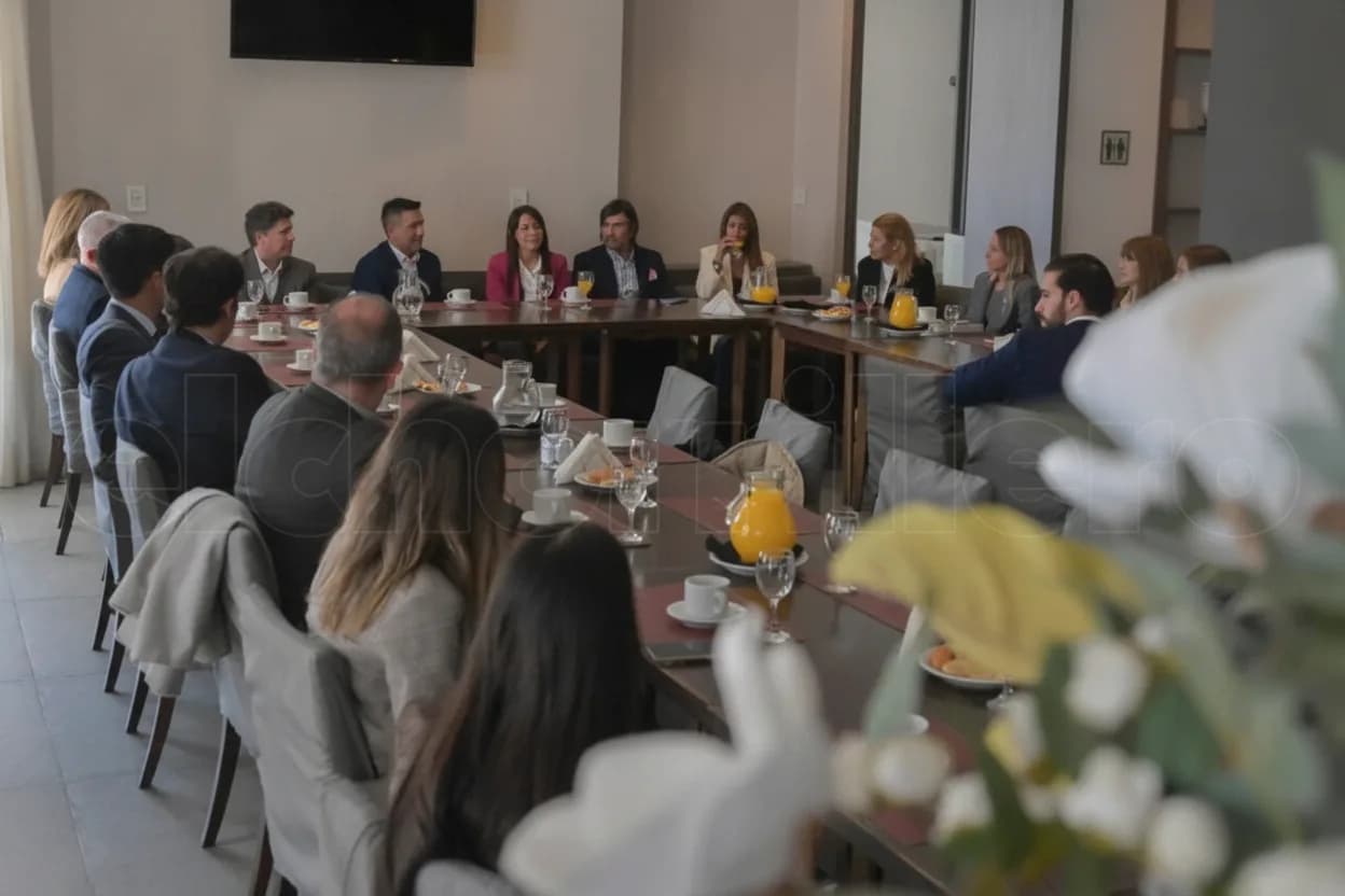 Claudia Sarmiento se reunió con abogados de San Luis.
