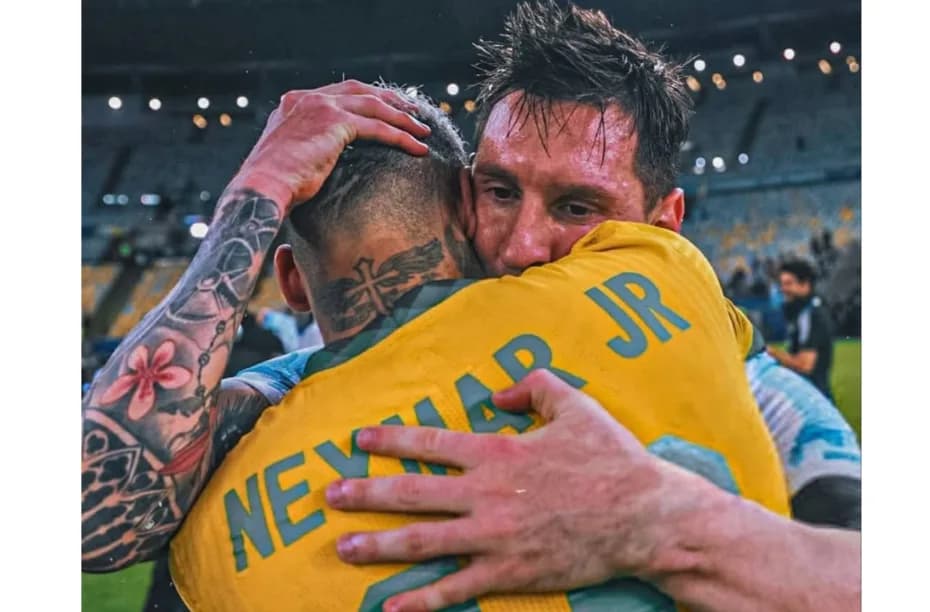 El astro brasileño le dedicó unas palabras a su amigo.