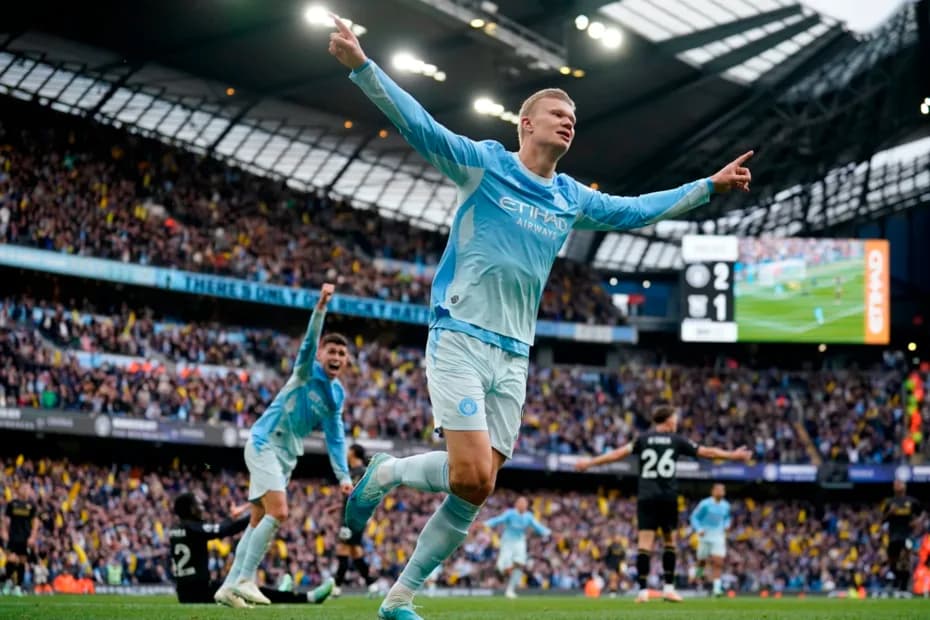 Haaland impulsa al Manchester City a su séptima victoria seguida.