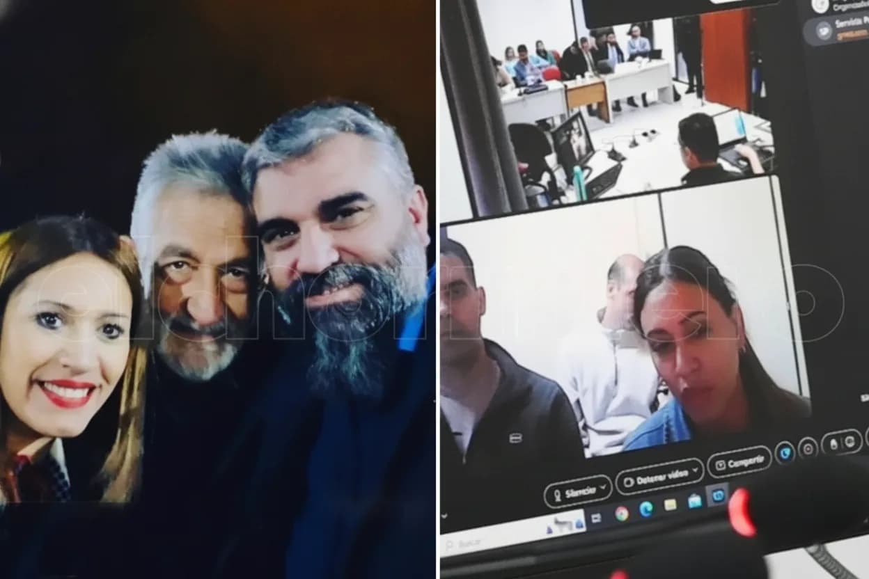 Anabela Lucero participó de la audiencia a través del sistema web, desde el Servicio Penitenciario Provincial.