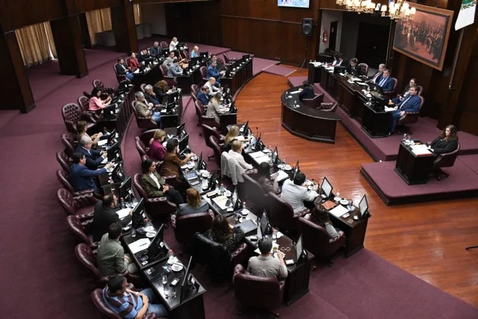 Sesión en la Cámara de Diputados.