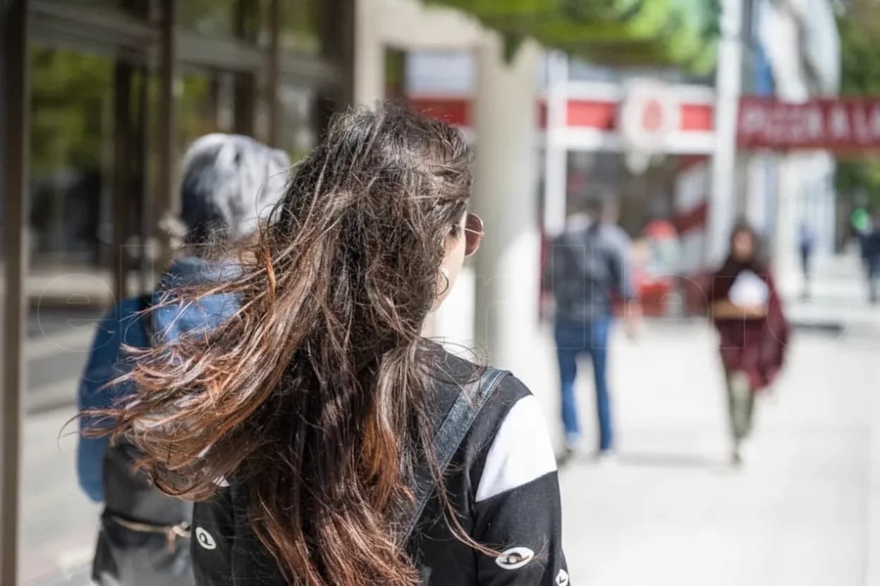 San Luis bajo alerta por vientos.