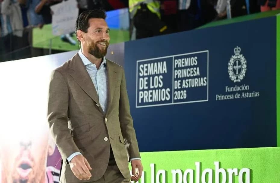 Messi, embajador de Argentina en España: homenajes, afecto y un premio histórico.
