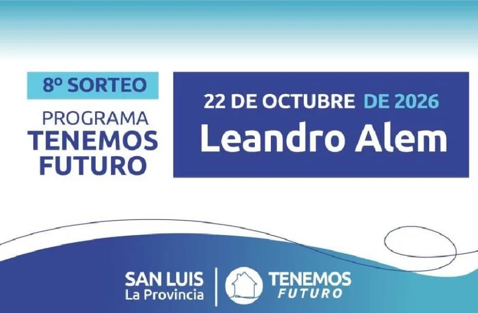 Los resultados del sorteo de viviendas en Leandro N. Alem.