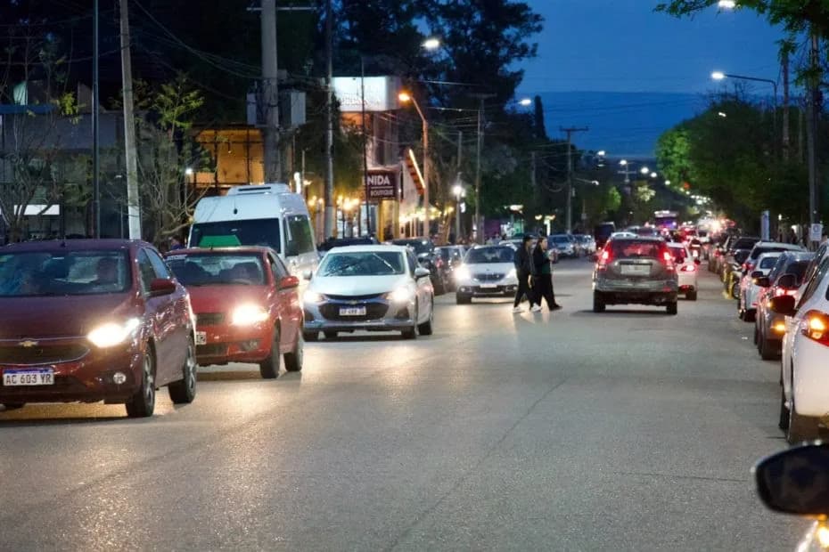 El movimiento turístico en Merlo.