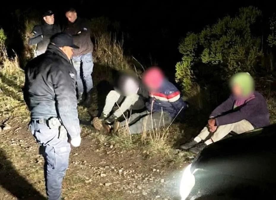 El operativo de detención.