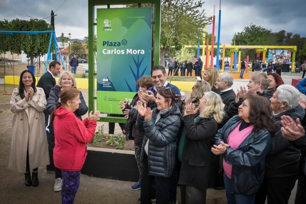 El intendente Gastón Hissa inauguró el renovado parque lineal del Amppya.
