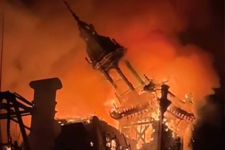 Graves disturbios en Francia: un histórico edificio municipal fue devastado por el fuego