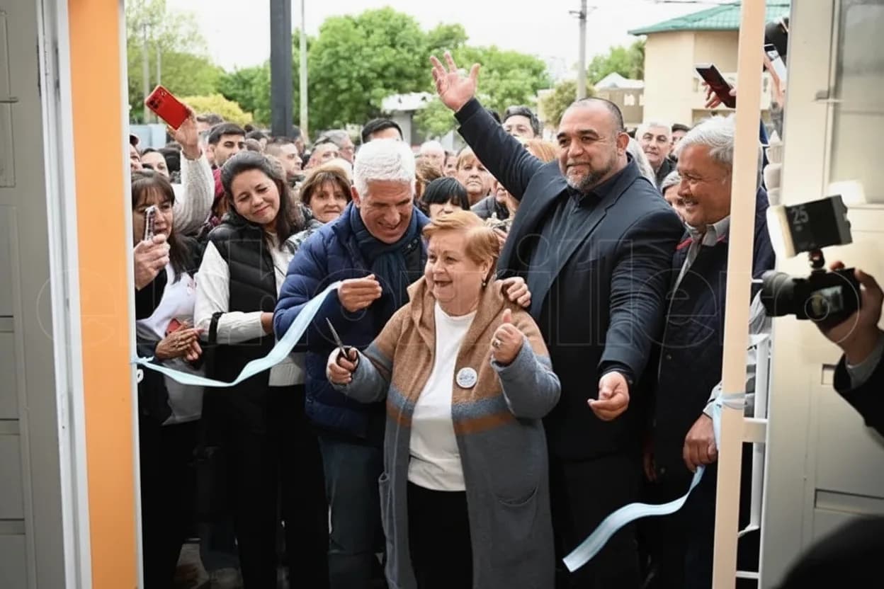 Esta tarde se hizo la inauguración del SUM en el barrio Viva San Luis.