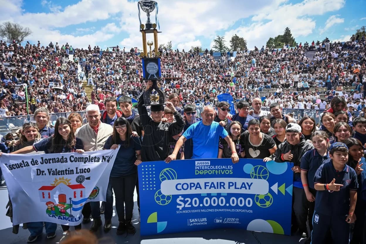 Cierre de los Juegos Intercolegiales Deportivos 2026.