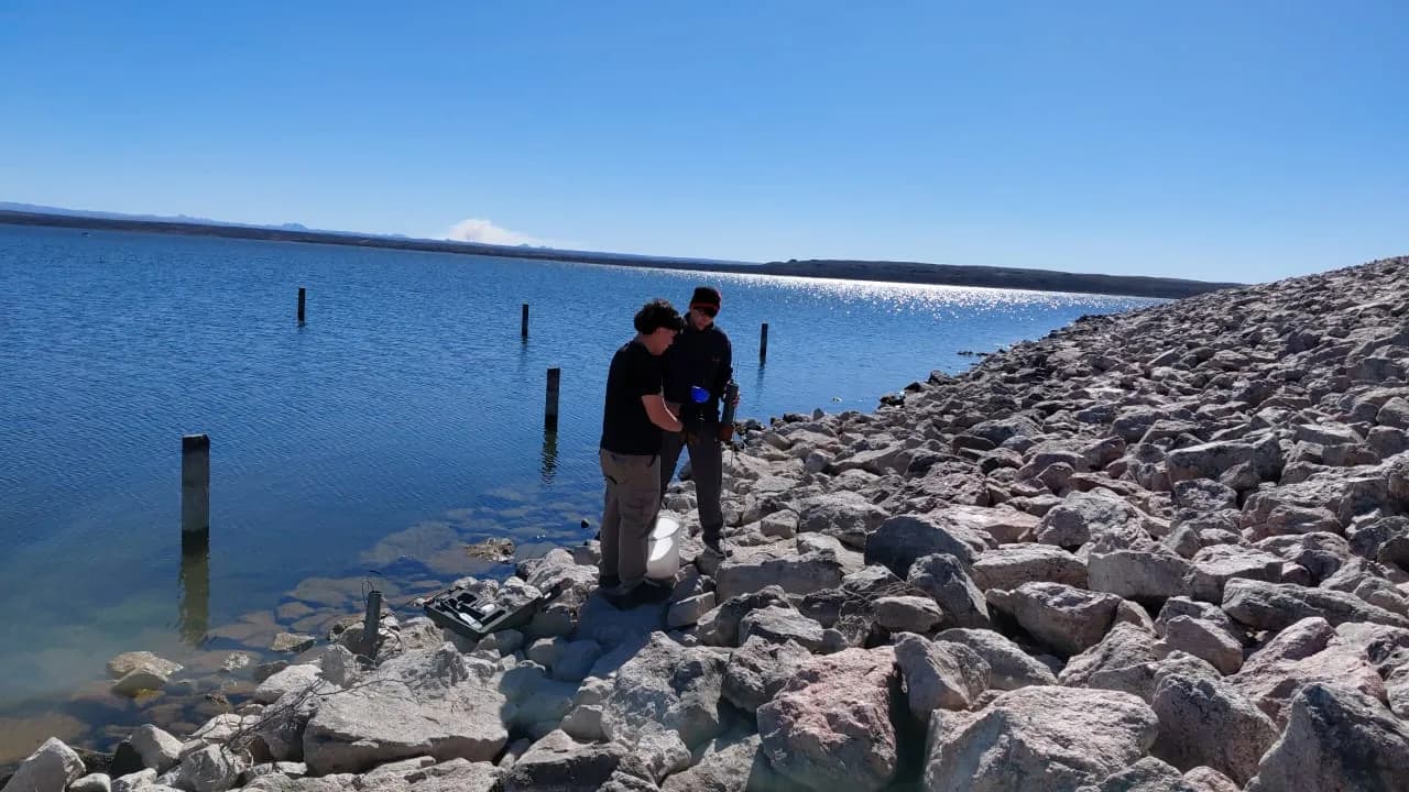San Luis Agua fiscalizó el recurso del dique Paso de las Carretas