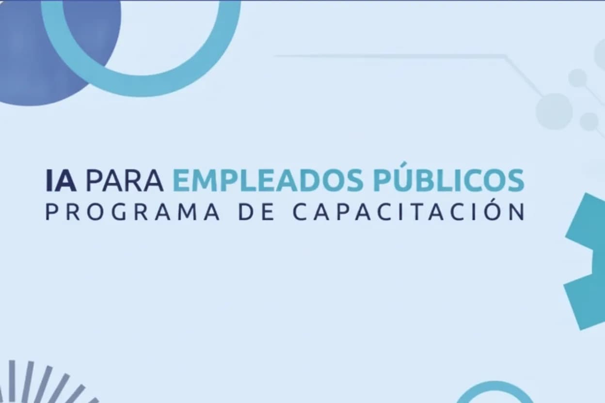 Más de 7 mil empleados públicos ya se inscribieron en la capacitación en Inteligencia Artificial.