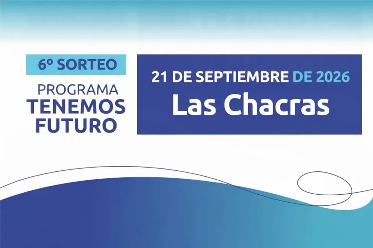 Resultados del sorteo de viviendas en Las Chacras.