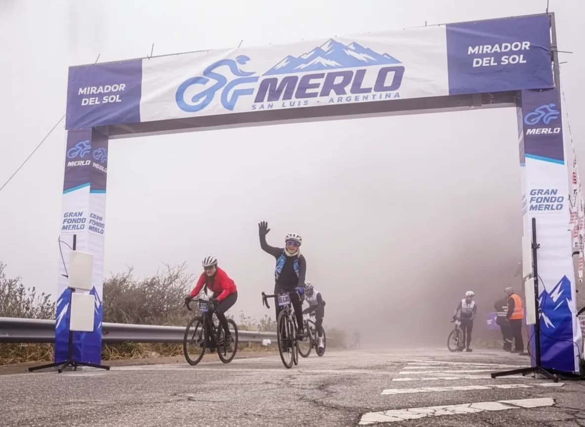 El Gran Fondo Merlo de la Villa de Merlo.