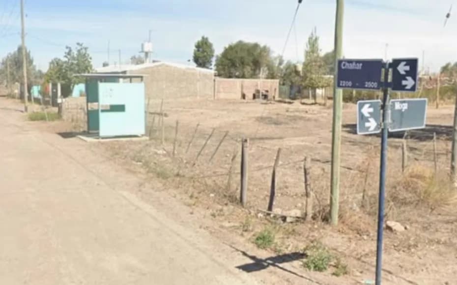 La zona de la casa donde estaba el menor.